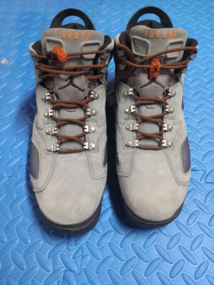 Talla 14 - Bota Air Jordan 6 AJB Cool Grey Orange Blaze 2002! 303897-002 Raro 🔥 Foto 2 de 4