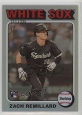 2024 Heritage High Number Rookies Chrome Silver Border /225 Zach Remillard 0k26