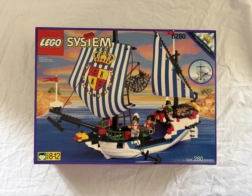 LEGO System Armada Flagship 6280 with Sails and all the parts in bags