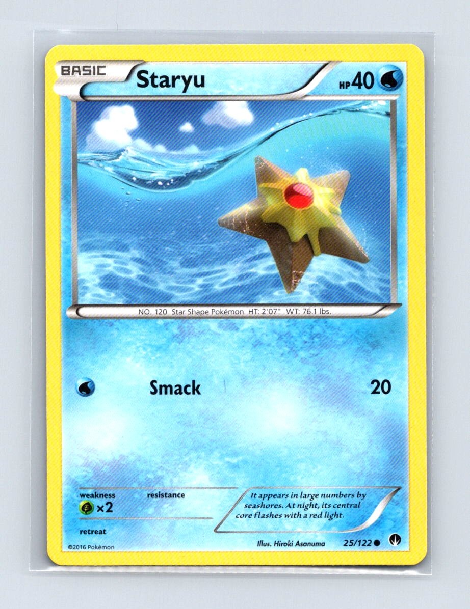 Staryu 25/122 Common BREAKpoint Pokemon Lightly Played