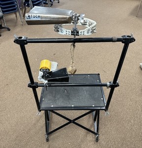 Latin Percussion LP760A Percussion Table w/new Bag toca cowbells Lp jam block 