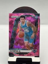 2024-25 Panini Prizm - KJ Simpson Jr. #247 Pink Ice Prizm (RC)