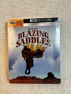 Blazing Saddles 4K Ultra HD Steelbook NEW Sealed w Slip 06 113