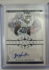 2025 Panini National Treasures - Signatures Malik Hooker #SIG-MHR /99 (AU)