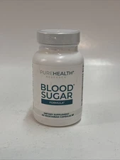 PureHealth Research Blood Sugar Formula Supplement 60 Count  Exp 11/2025