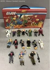 Lot of Vintage GI Joe Action Figures with Case