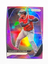 Eduardo Escobar ~ 2020 Panini Prizm ~ Pink Prizm #124