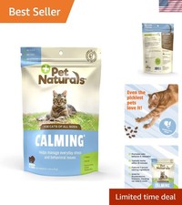 Calming Chews for Cats - 30 Wheat-Free Treats for Stress Relief and Travel