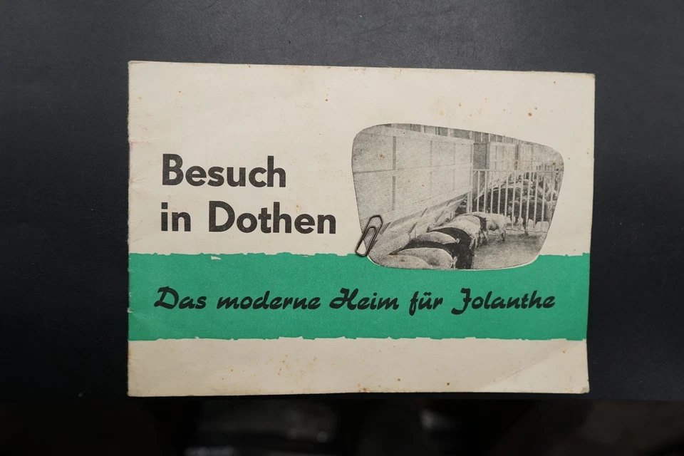 DDR Propagandaheft Buch Dothen Schkölen Schweinestall LPG Geschichte Thüringen - Bild 1 von 4