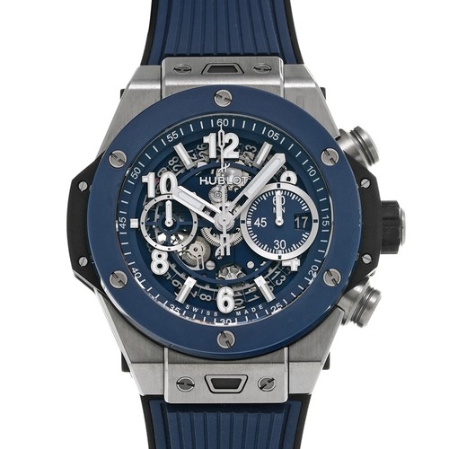 HUBLOT Unico Titanium Blue Ceramic 421.NL.5170.RX blue WATCH 6...