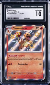 Charmeleon 110/091 Paldean Fates Shiny Rare