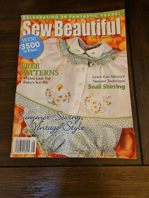 Sew Beautiful Summer Sewing Vintage Style Book With Pattern