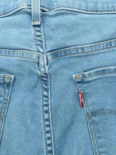 Levi’s Damen Jeans UK 18 Blau Baumwolle mit Elasthan, Polyester Straight - Bild 5 von 6
