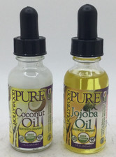 Hollywood PURE Jojoba Oil  Coconut Oil, 1 Oz, USDA Organic
