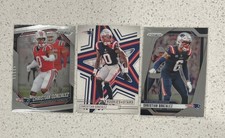 Panini Christian Gonzalez Patriots Card Lot 2024 Prizm Rookies & Stars 3 Cards