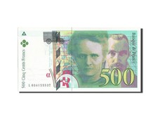 [#203940] Banknote, France, 500 Francs, 500 F 1994-2000   Pierre et Marie Curie 