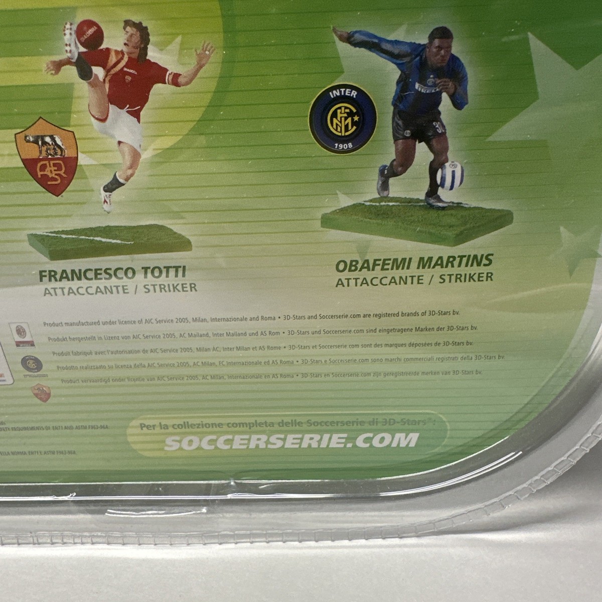 SoccerSerie 1 Serie A Brazil Inter Milan Adriano #10 Striker