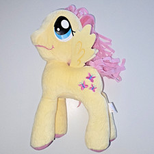 My Little Pony Fluttershy Plush 10" Yellow Pegasus Pink Mane Butterfly CutieMark