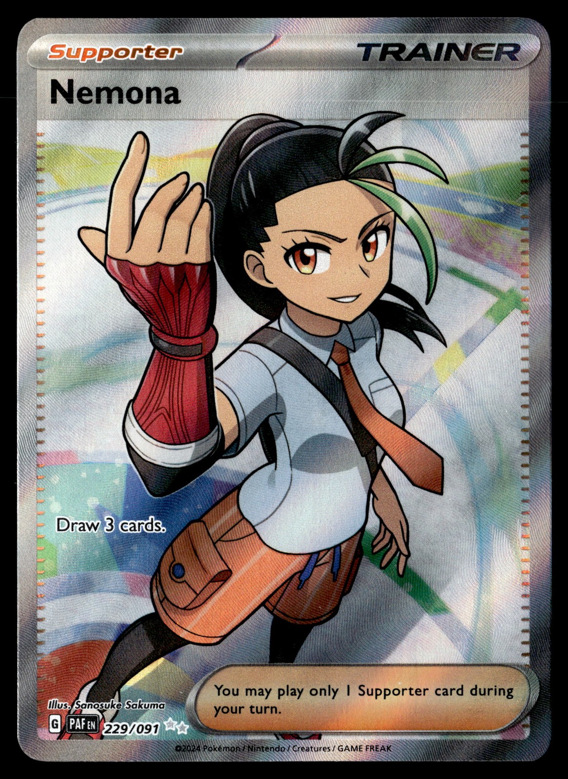 Nemona - Ultra Rare SV: Paldean Fates 229/091 LP