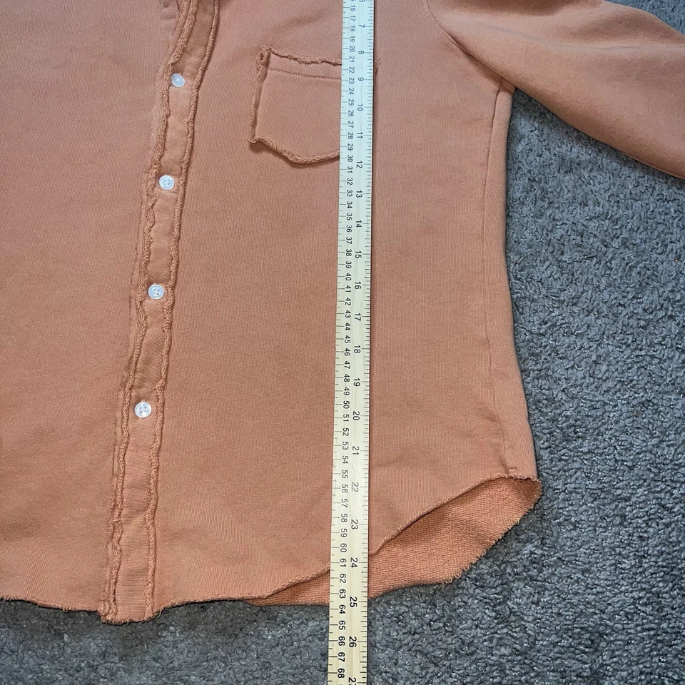 Frank & Eileen Sudadera Abotonada XS Triple Vellón Rosa Salmón Chamarra Foto 4 de 4