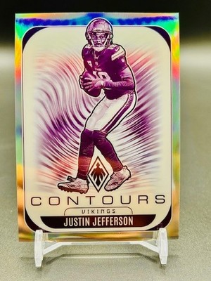 CORTIS ジュフン COLOR OUTSIDE THE LINES トレカ 2025 Panini Phoenix - Contours Justin Jefferson #21 Silver Holo | eBay