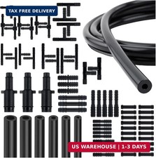 6PCS 5Ft Silicone Vacuum Hose Kit with 64PCS Connectors,100PSI Vacuum Hose Autom