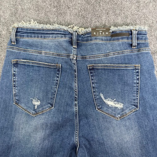 Risen Jeans Damen 3XL (passt 38x27) Vintage Raw Edge Skinny Distressed NEU - Bild 6 von 17
