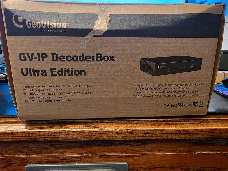 GEOVISION GV-IP DECODER BOX Plus