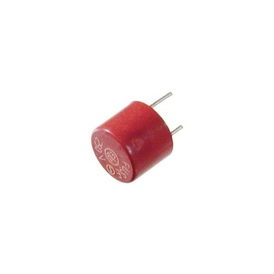 Print-Sicherung 1,6 A träge ø8,4x7,5mm 250V~ RM 5,08mm Draht kurz