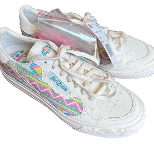 Sneakers basse Adidas x Arizona Tea beige 'Continental Vulc' con lacci nuove con etichette taglia 7,5 - Foto 4 di 13