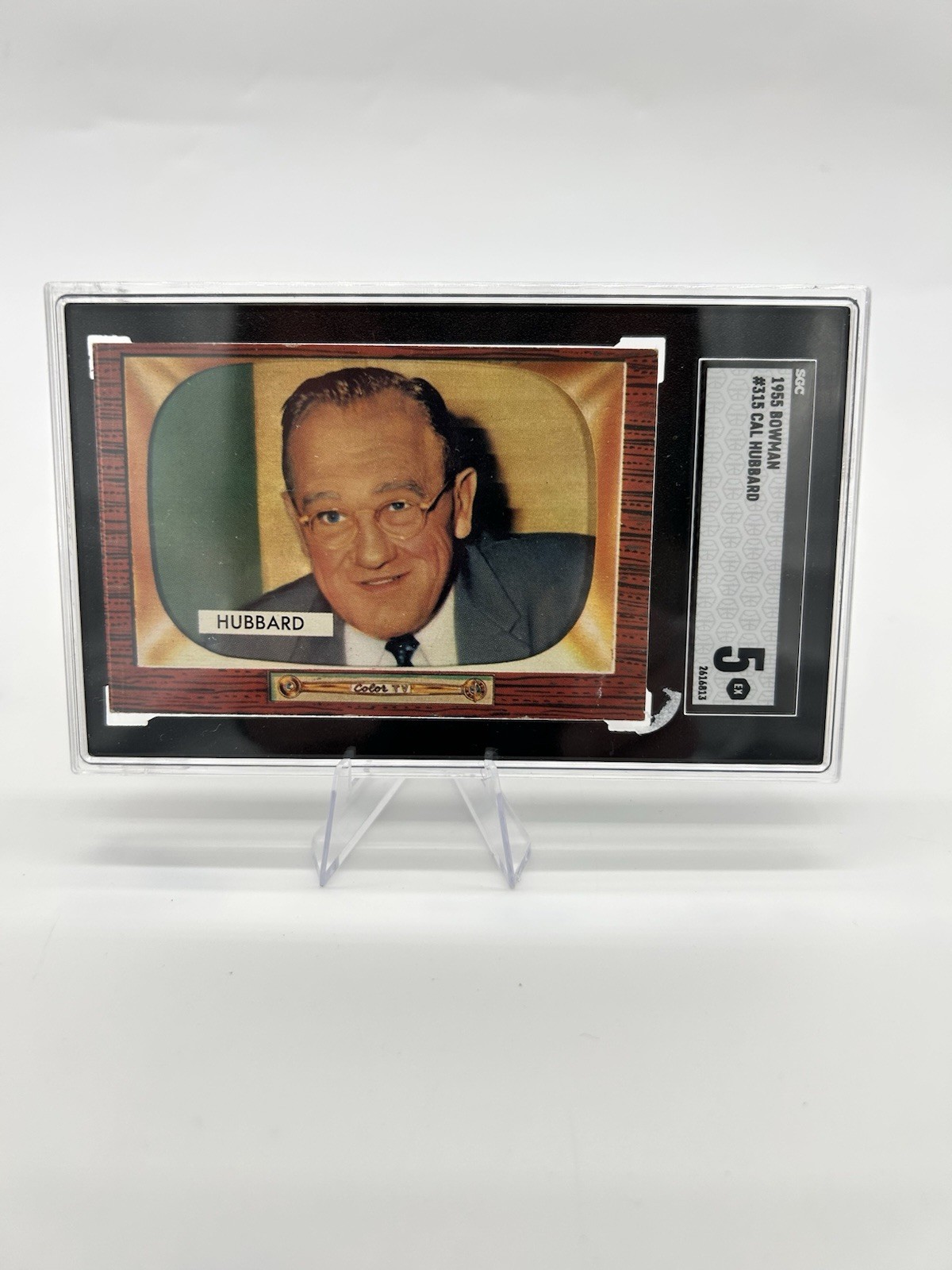 1955 Bowman Cal Hubbard #315 SGC 5