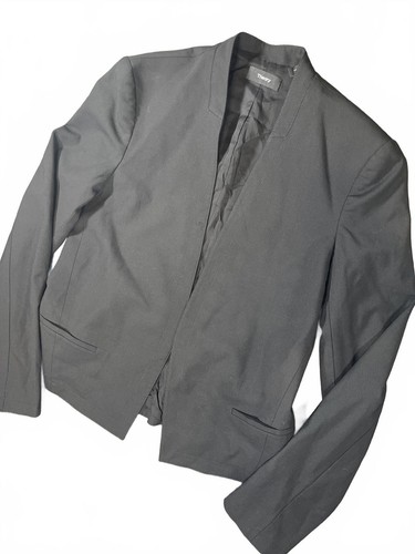 Giacca blazer Theory donna classica nera taglia 6 96% lana 4% elastan - Foto 4 di 7