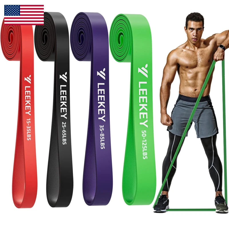 Leekey Resistance Bands4 Level Pull Up Assist Bands - Bands For Working