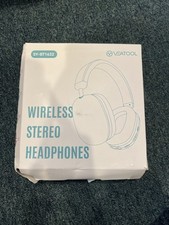 Veatool SY-BT1632 Wireless Stereo Over-Ear Headphones with Mic  USB Cord -Blue