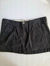 Tommy Hilfiger Denim Dark Gray / Black Mini Skirt Y2K Vintage