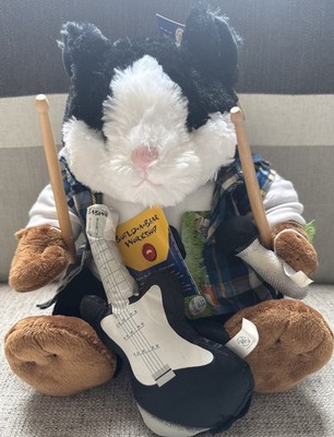 Build A Bear Guinea Pig Plush Black White Brown 11  W Tags Clothes Accessories