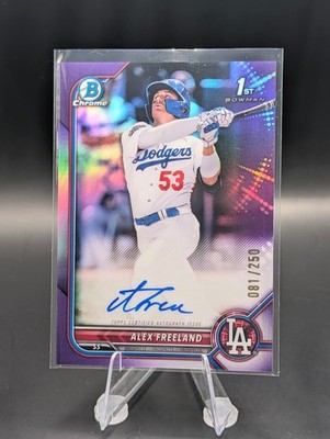 2022 Bowman Draft #CDA-AF Alex Freeland Auto /250