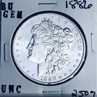 1886 BU GEM MORGAN SILVER DOLLAR UNC MS+++ U.S. MINT RARE COIN 2509