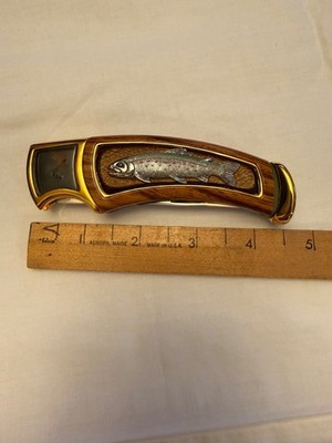 Franklin Mint  *Rainbow Trout Collector Knife