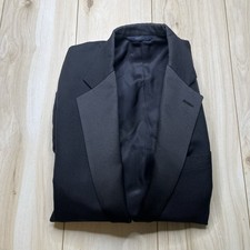 Brooks Brothers Brooksease Dinner Tuxedo Jacket Men s Black Size 40R Blazer VTG