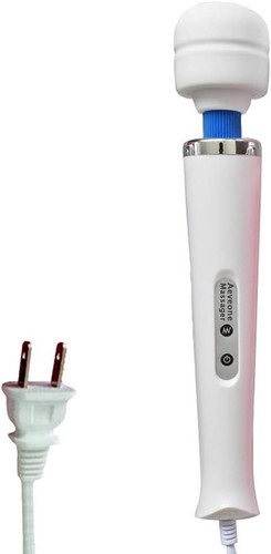 Wired Powerful Handheld Electric Back Massager, Strong Personal Massage White - Picture 1 of 8