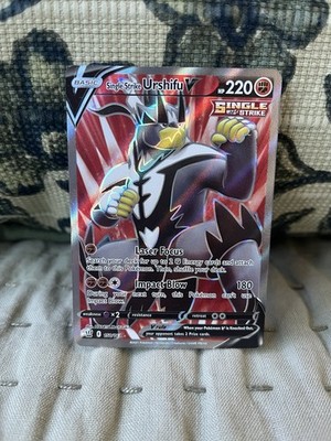 Single Strike Urshifu V (Full Art) 150/163 Swsh05: Battle Styles Holo