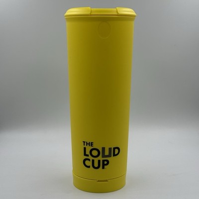 The Loud Cup 20oz Tumbler Stadium Horn Noise Maker Canary Yellow Sports Cheer