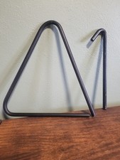 Triangle Dinner Bell Cast Iron Bell with Stri...