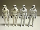 Vintage Star Wars 1977 Hong Kong STORMTROOPER lot of 4 Figures.