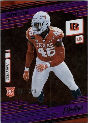 2021 Prestige Xtra Points Premium Purple #257 Joseph Ossai /149 - FB