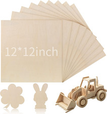24 Pcs Basswood Sheets 3 Mm Plywood Sheets Unfinished Wood for Crafts Basswood f
