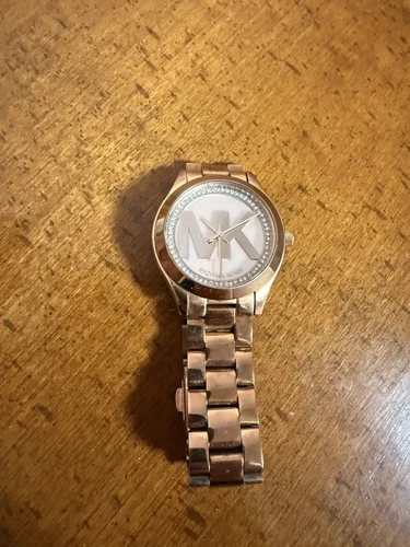 Michael Kors mini orologio da passerella donna in oro rosa MK 3549W