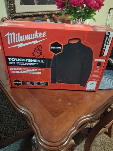 Milwaukee M12 Heated Toughshell Jacket 3X Kit 204B-213X Cordless 12v New OEM - product listing photo