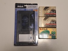 RCA MODEL VCA113 Universal VHS-C Cassette Adapter TO STANDARD VHS CASSETTE, NEW